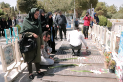گزارش تصویری مراسم تجدید میثاق با شهدای جهاد دانشگاهی