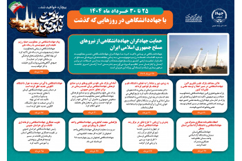 اینفوگرافیک/ حمایت جهادگران جهاددانشگاهی از نیروهای مسلح جمهوری اسلامی ایران