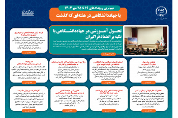 اینفوگرافیک/تحول آموزشی در جهاددانشگاهی با تکیه بر اعتماد فراگیران