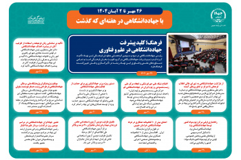 اینفوگرافیک/فرهنگ؛ کلید پیشرفت جهاددانشگاهی در علم و فناوری
