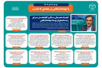 اینفوگرافیک/ایجاد محیطی سالم و الهام‌بخش برای رشد دانشجویان توسط جهاددانشگاهی